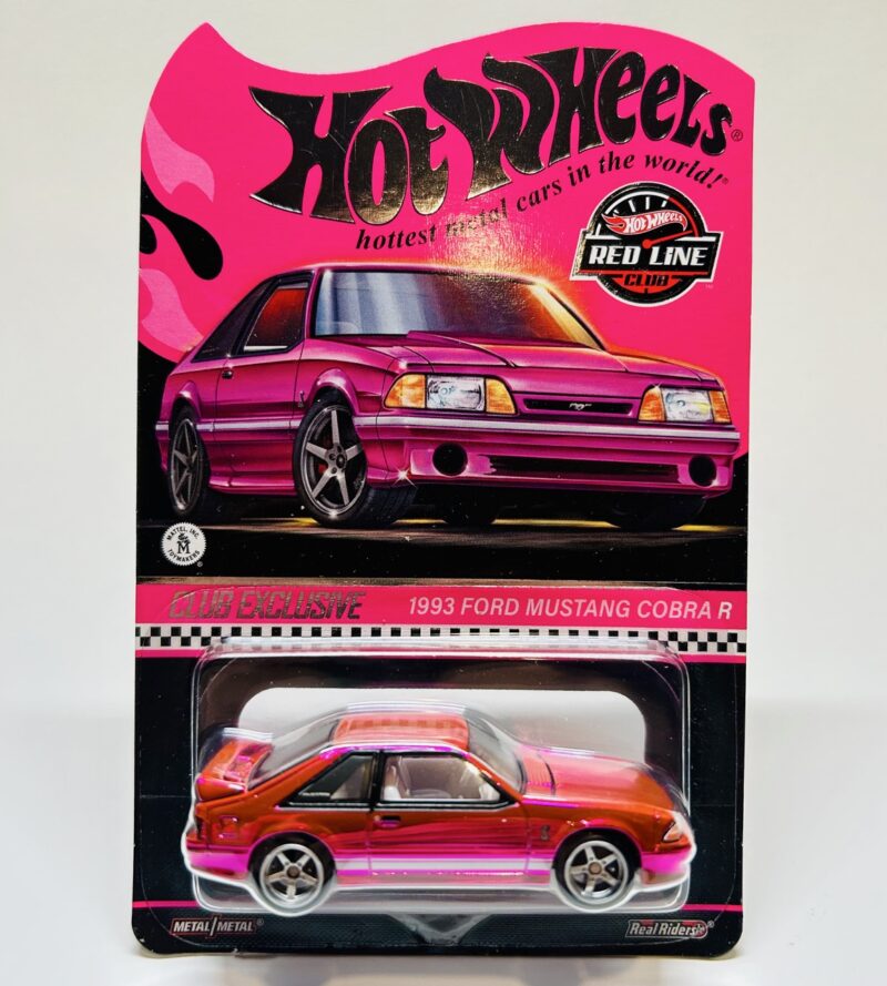 Hot Wheels RLC '93 Ford Mustang Cobra R (Pink)